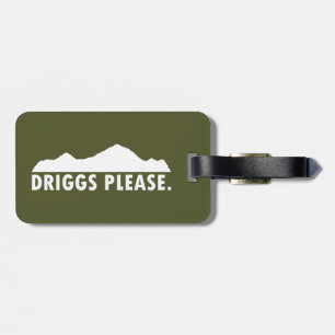 Étiquette À Bagage Driggs Idaho S'Il Vous Plaît
