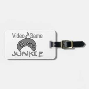 Étiquette À Bagage Drogué de jeu vidéo