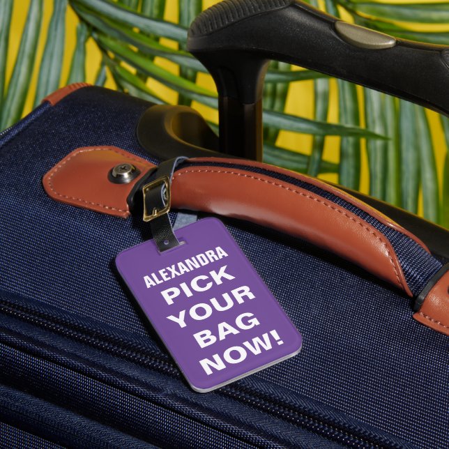 Étiquette À Bagage Drôle bagage de voyage personnalisé (Insitu Rectoal 1)
