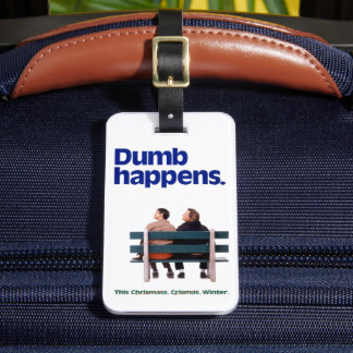 Étiquette À Bagage Dumb and Dumber | Des imperfections