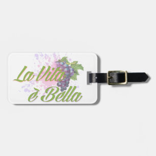 Étiquette À Bagage E Bella de Vita de La