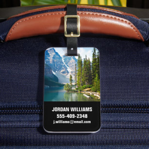 Étiquette À Bagage Eau   Moraine Lake, Canada