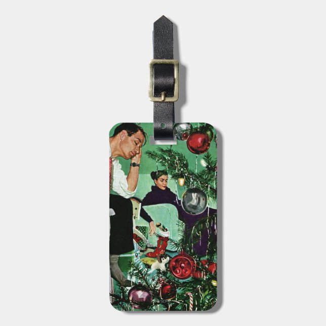 Étiquette À Bagage Ébarbage de l'arbre (Devant Vertical)