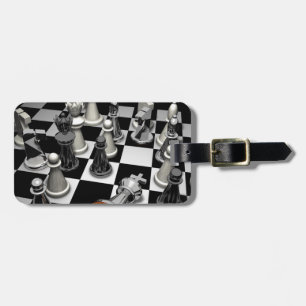 Étiquette À Bagage Échecs
