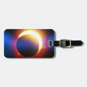 Étiquette À Bagage Éclipse solaire