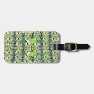 Étiquette À Bagage Eco Africa Motif - Art Africain Inspiré Par La Nat