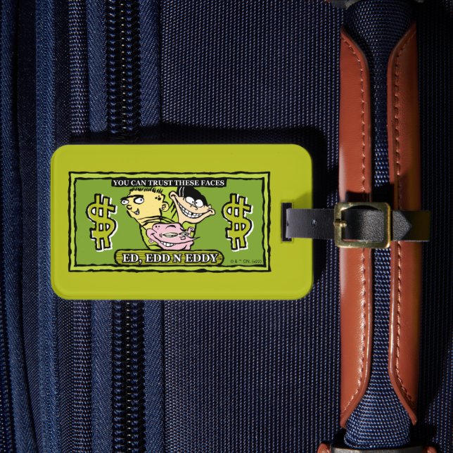 Étiquette À Bagage Ed, Edd, n Eddy Dollar Bill (Insitu Rectoal 4)
