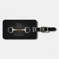 Eggbutt Snaffle Bit Monogrammed Euqestrien