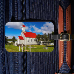 Étiquette À Bagage Église islandaise