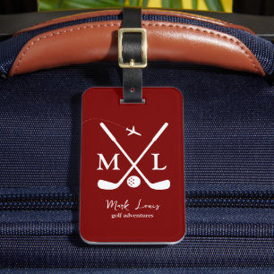 Étiquette À Bagage Élégant BagTag pour le voyage de Golfplayer