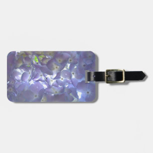 Étiquette À Bagage Élégant boho poussiéreux floral violet clair fleur