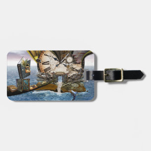 Étiquette À Bagage Elégant dragon Vintage Steampunk art Suede Wristle