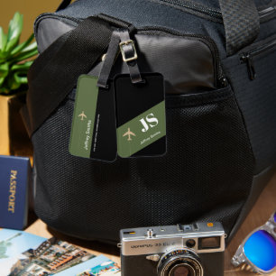 Étiquette À Bagage Élégante et moderne Aero Travel Luggage balise