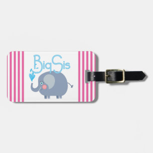 Étiquette À Bagage Elephant Big Sis