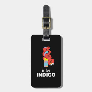 Étiquette À Bagage Elmo Alphabet   I Crème glacée