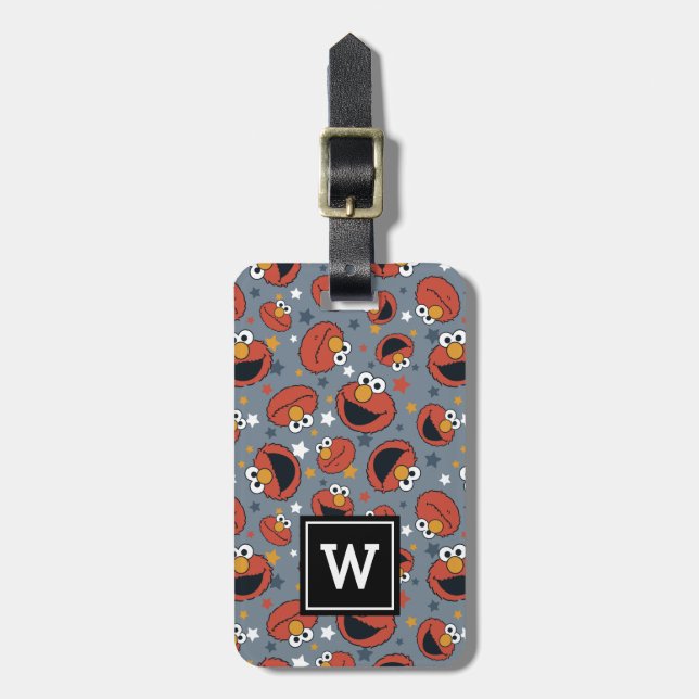 Étiquette À Bagage Elmo | Elmo Rules Star Motif (Devant Vertical)