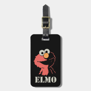 Étiquette À Bagage Elmo Half