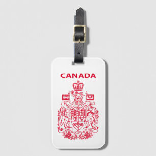 Étiquette À Bagage emblème national du Canada
