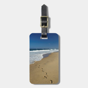 Étiquette À Bagage Empreintes sur la plage, Mabibi, Thongaland