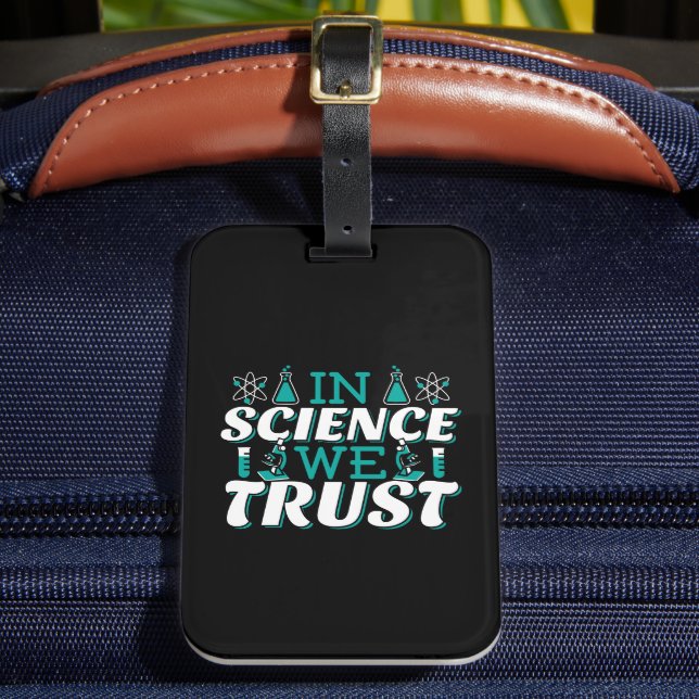 Étiquette À Bagage En Science, nous faisons confiance Citation - Ense (Insitu Rectoal 2)