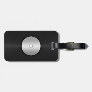 Étiquette À Bagage Enregistrement LP Vinyl Look