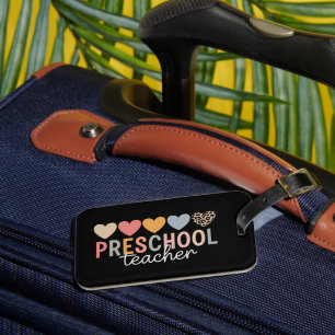 Étiquette À Bagage Enseignant Maternelle Rentrée des Classes