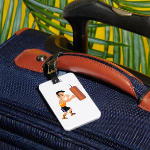 Étiquette À Bagage Entraînement en boîte avec sac de poinçonnage