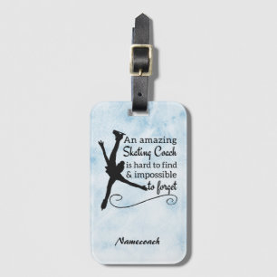 Étiquette À Bagage Entraîneur de patinage artistique Extraordinaire s