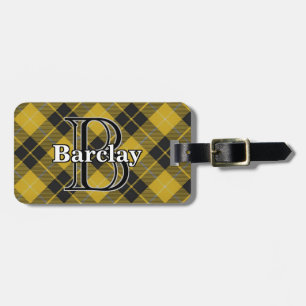 Étiquette À Bagage Epic Scotland Clan Barclay Tartan