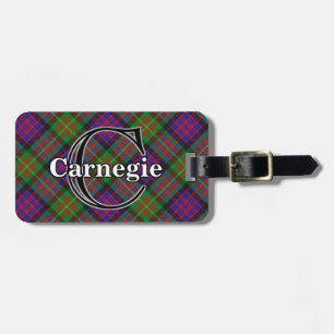 Étiquette À Bagage Epic Scotland Clan Carnegie Tartan