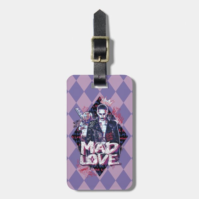 Étiquette À Bagage Équipe de suicide | Mad Love (Devant Vertical)