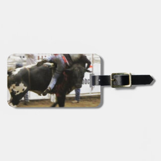 Étiquette À Bagage Équitation de Taureau