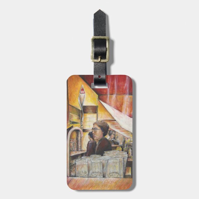 Étiquette À Bagage Équivalent lumineux des émotions passionnées (Devant Vertical)