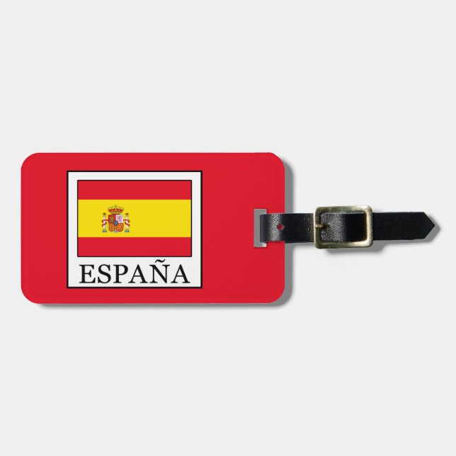 Étiquette À Bagage España (Devant horizontal)