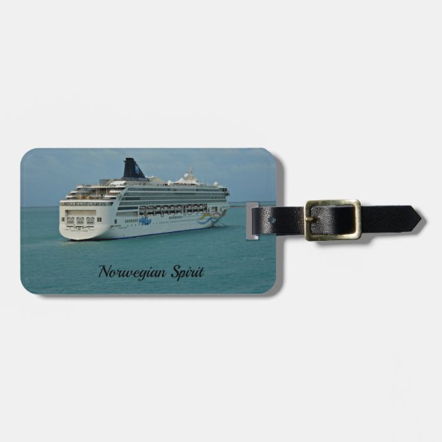 Étiquette À Bagage Esprit norvégien (Devant horizontal)