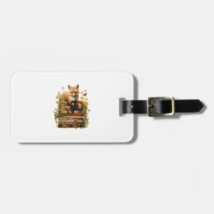 Étiquette À Bagage Esthétique Cottagecore Avec Livre Mignon Goblincor