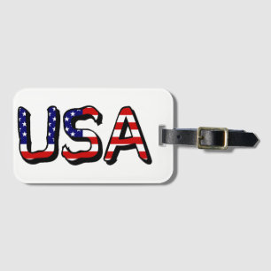 Étiquette À Bagage États-Unis superposés sur US Flag bc ltcn