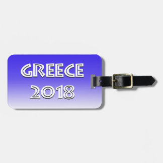 Étiquette À Bagage Étiquette 2018 de bagage de la Grèce