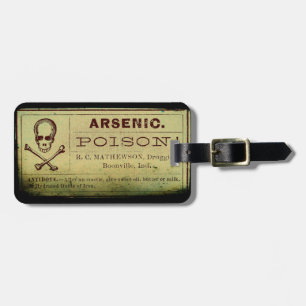 Étiquette À Bagage Étiquette Arsenic désorganisé