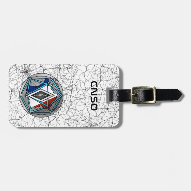 ÉTIQUETTE À BAGAGE ETIQUETTE BAGAGE RADIO (Devant horizontal)