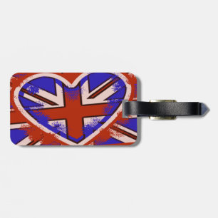 Étiquette À Bagage Étiquette britannique de bagage de style de Punky