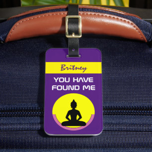 Étiquette À Bagage Étiquette d'attention pour le sac personnalisé et 