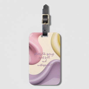 Étiquette À Bagage Étiquette de bagage au graphisme élégant