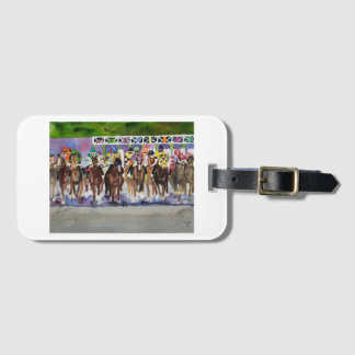 Étiquette À Bagage Étiquette de bagage avec l'image de Kentucky Derby