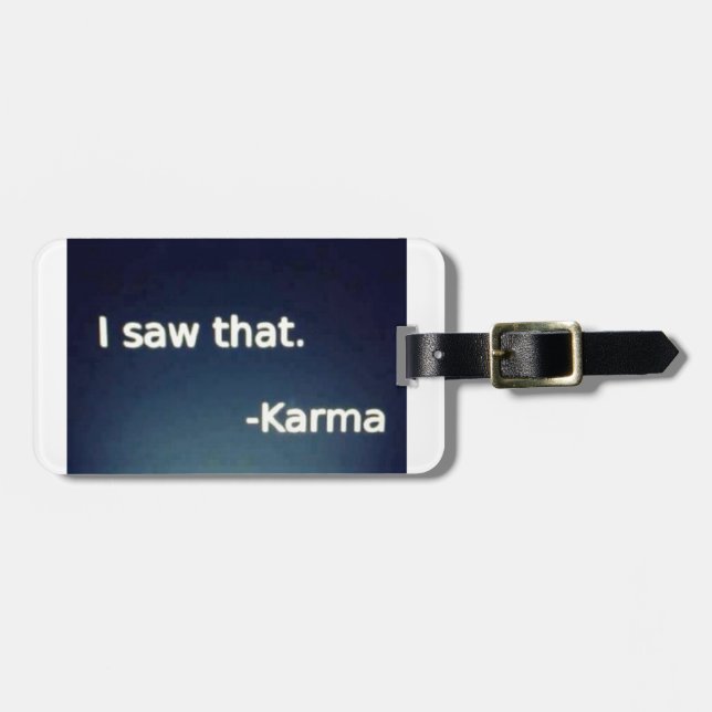 Étiquette À Bagage Étiquette de bagage - customisée (Devant horizontal)