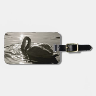 Étiquette À Bagage Étiquette de bagage cygne