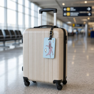 Étiquette À Bagage Étiquette de bagage d'avion personnalisable