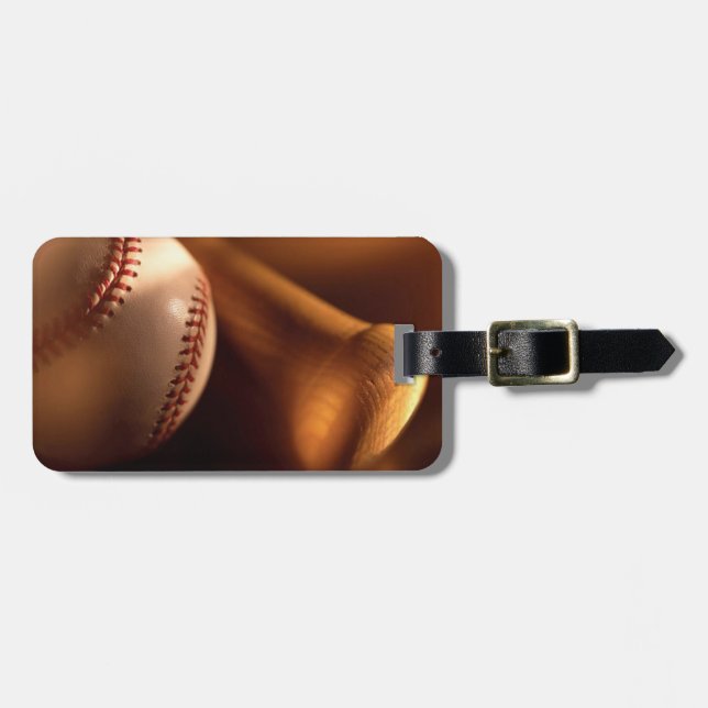 Étiquette À Bagage étiquette de bagage de base-ball (Devant horizontal)