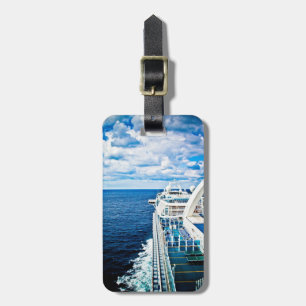 Étiquette À Bagage Étiquette de bagage de bateau de croisière