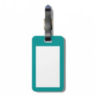 Étiquette de bagage de beignet